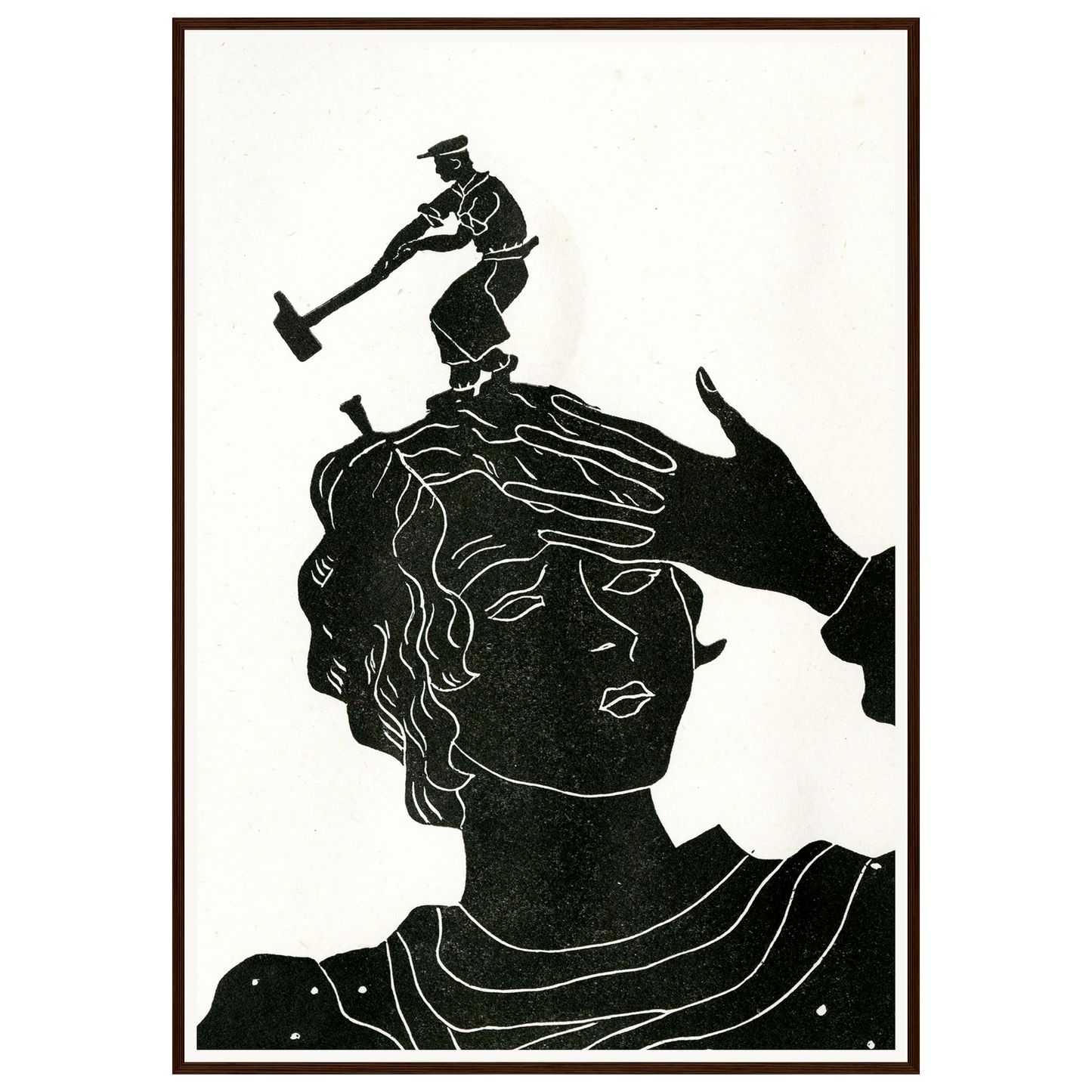 Restless Mind — s3_framed_dark_wood