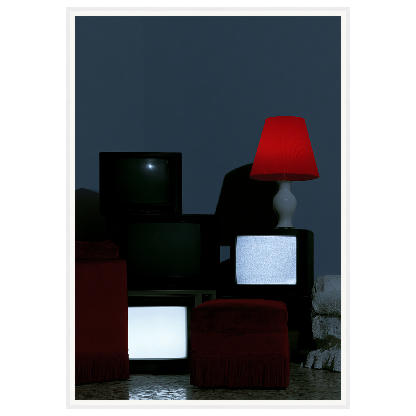 Late Night Static — s3_framed_white