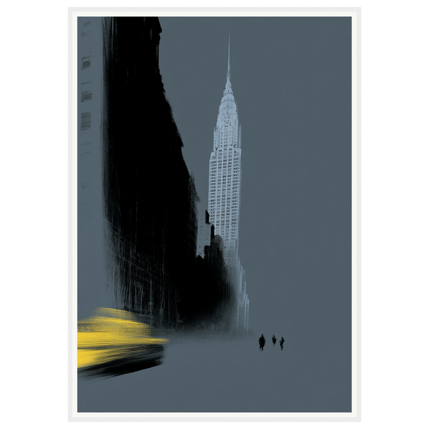 Yellow Cab — s3_framed_white