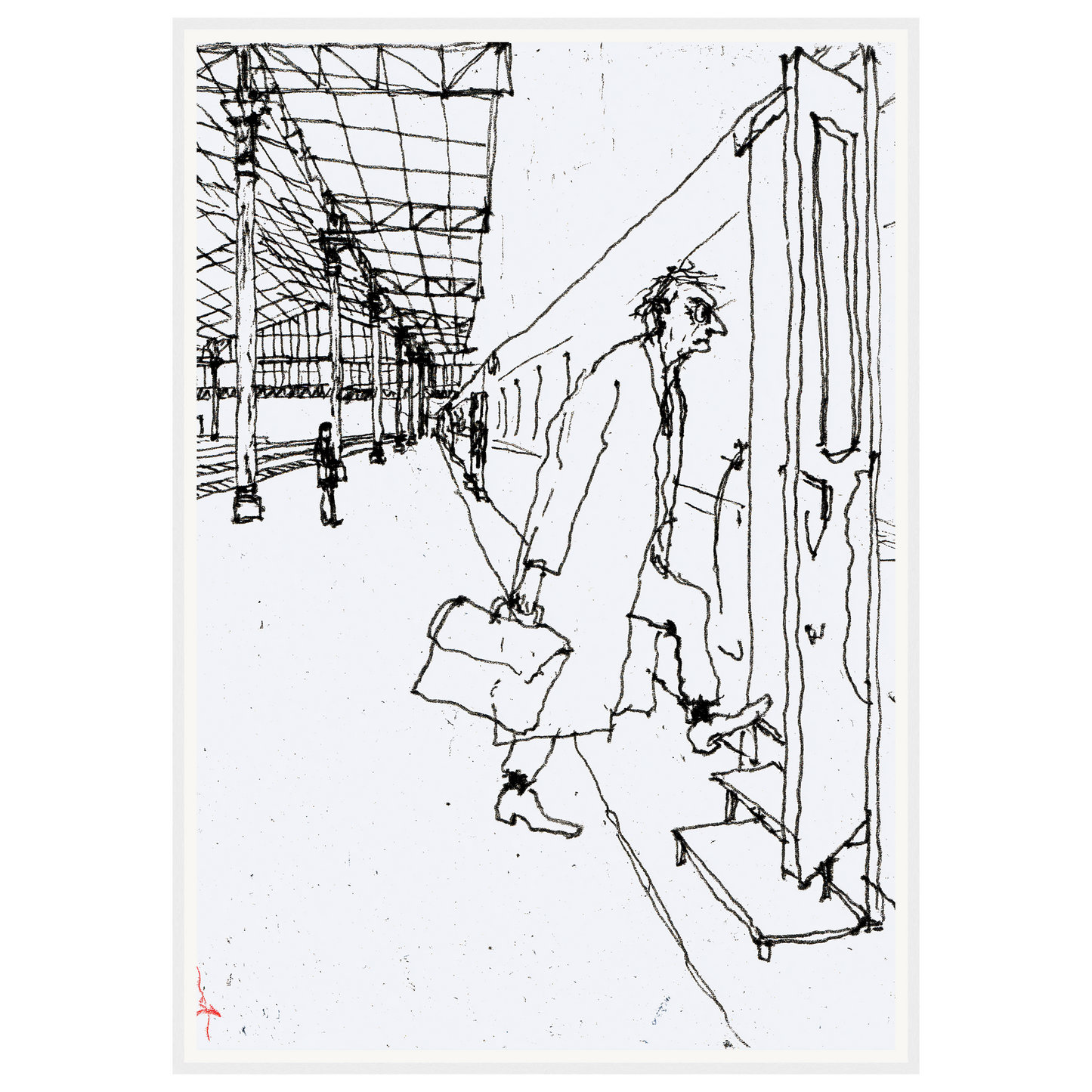 Morning Rush — s3_framed_white