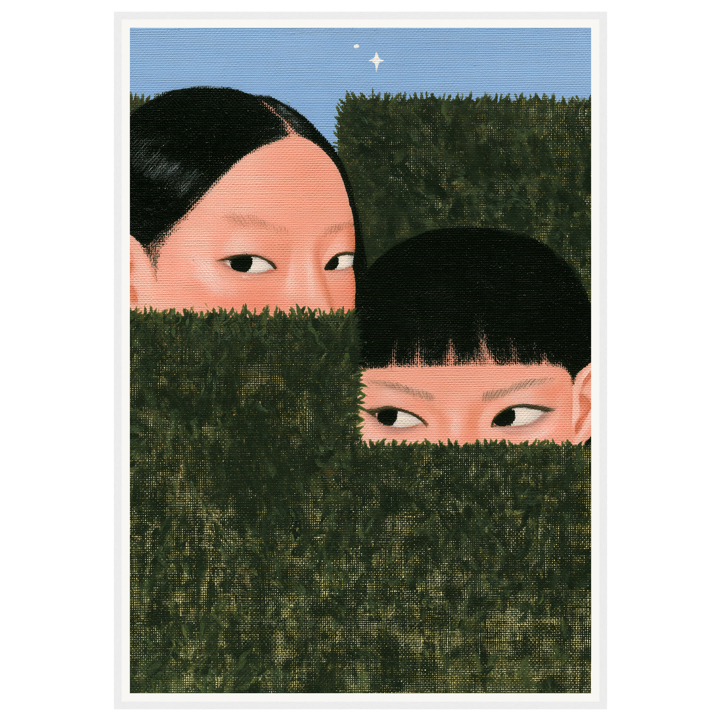 Curious Eyes — s3_framed_white