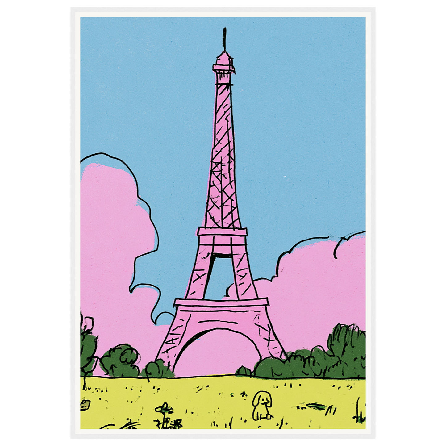 City Dream — s3_framed_white