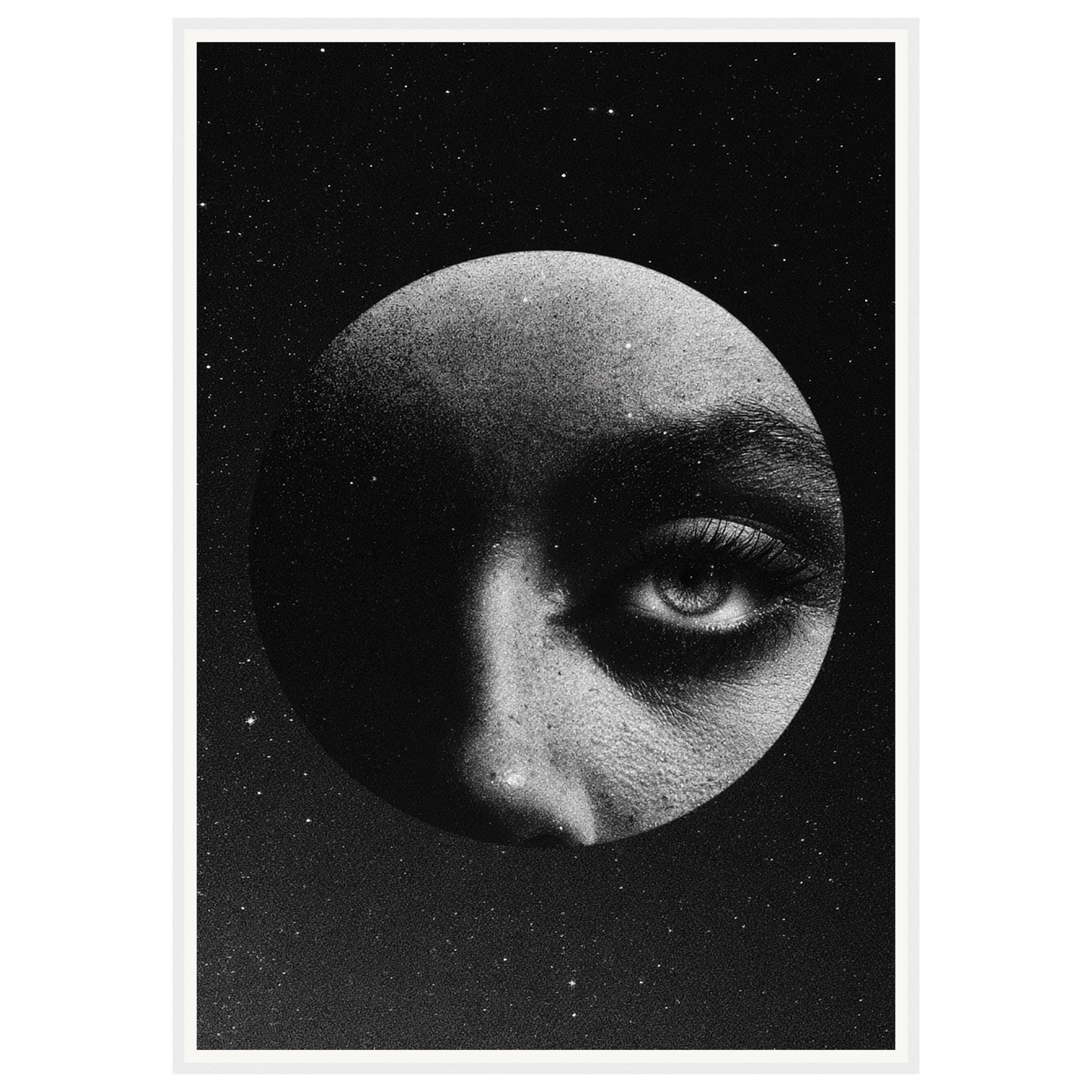 Watching Moon — s3_framed_white
