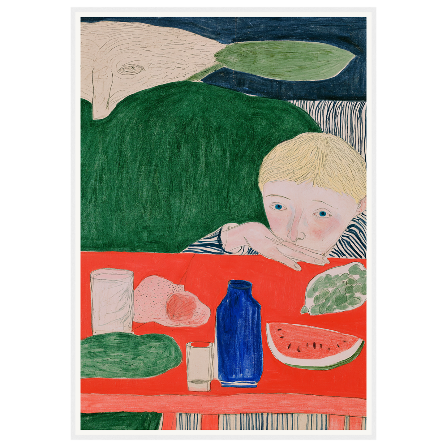 Summer Table — s3_framed_white