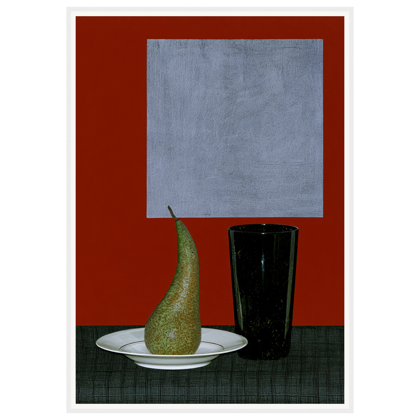 Still Life Pear — s3_framed_white