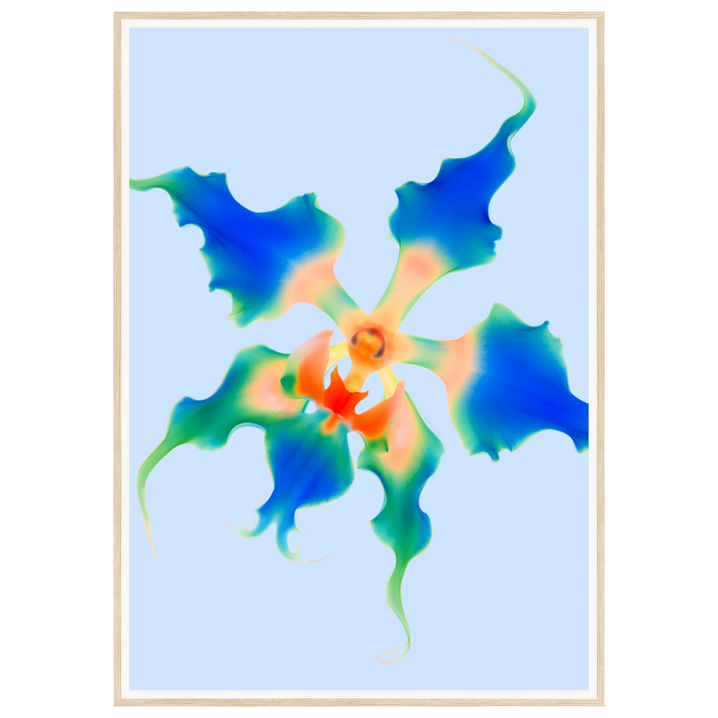 Ocean Bloom — s3_framed_wood