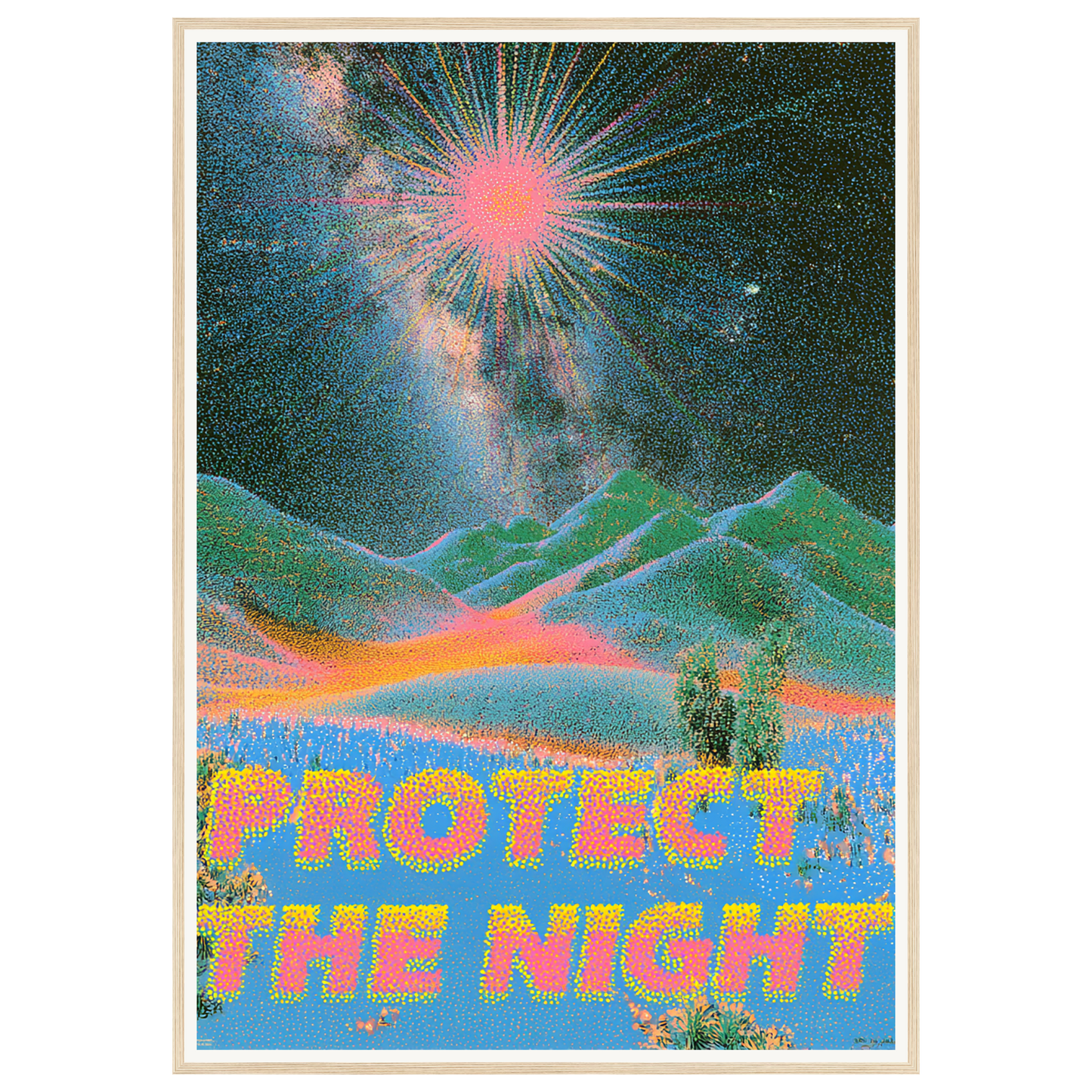 Northern Lights — s3_framed_wood