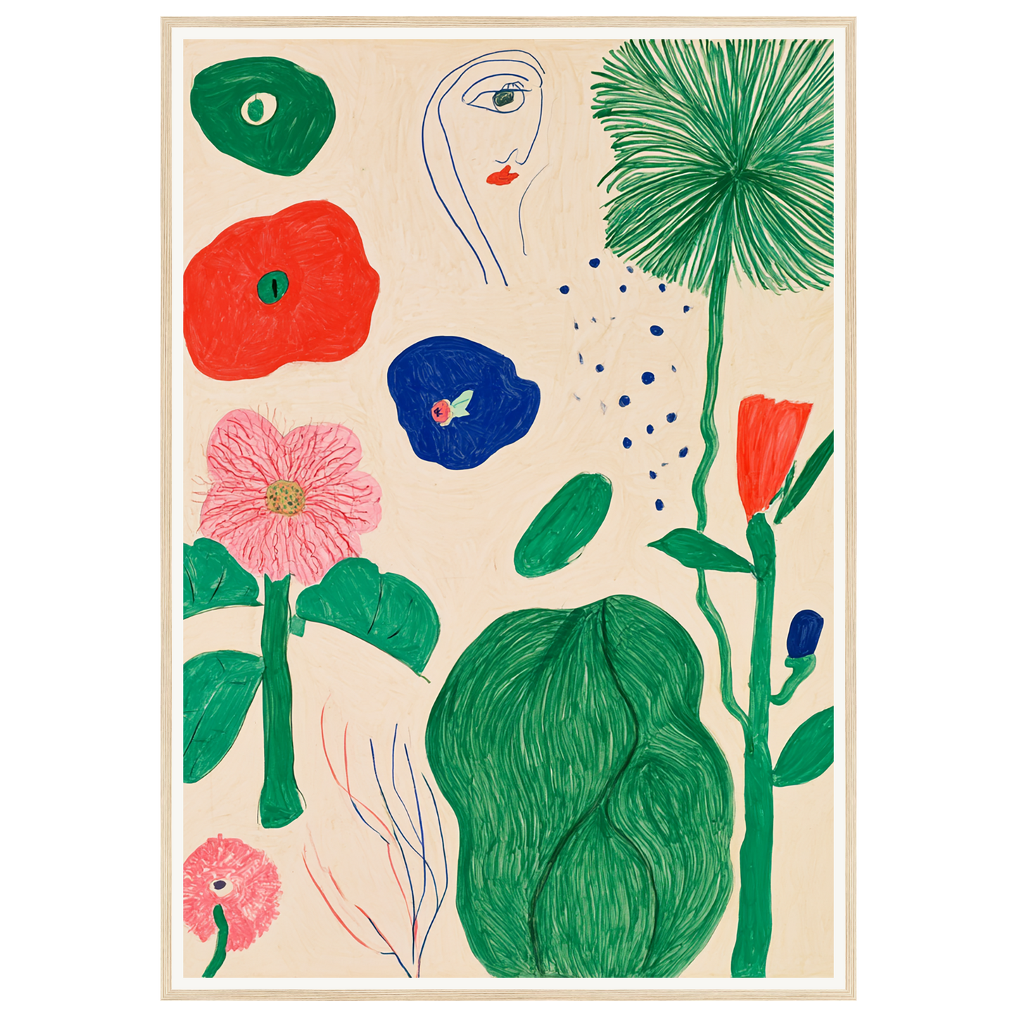 Garden Sketchbook — s3_framed_wood