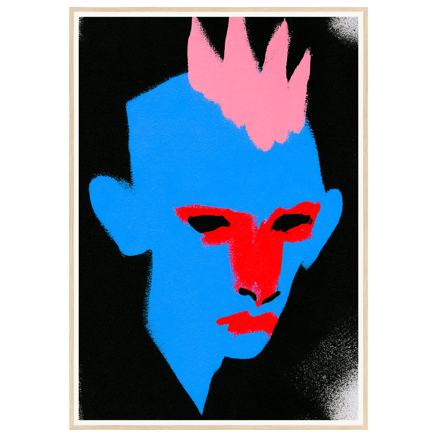Punk Portrait — s3_framed_wood