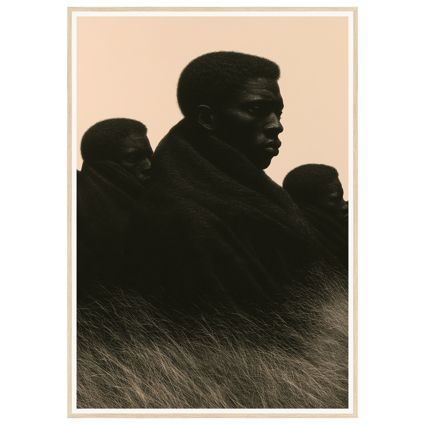 Silent Gathering — s3_framed_wood