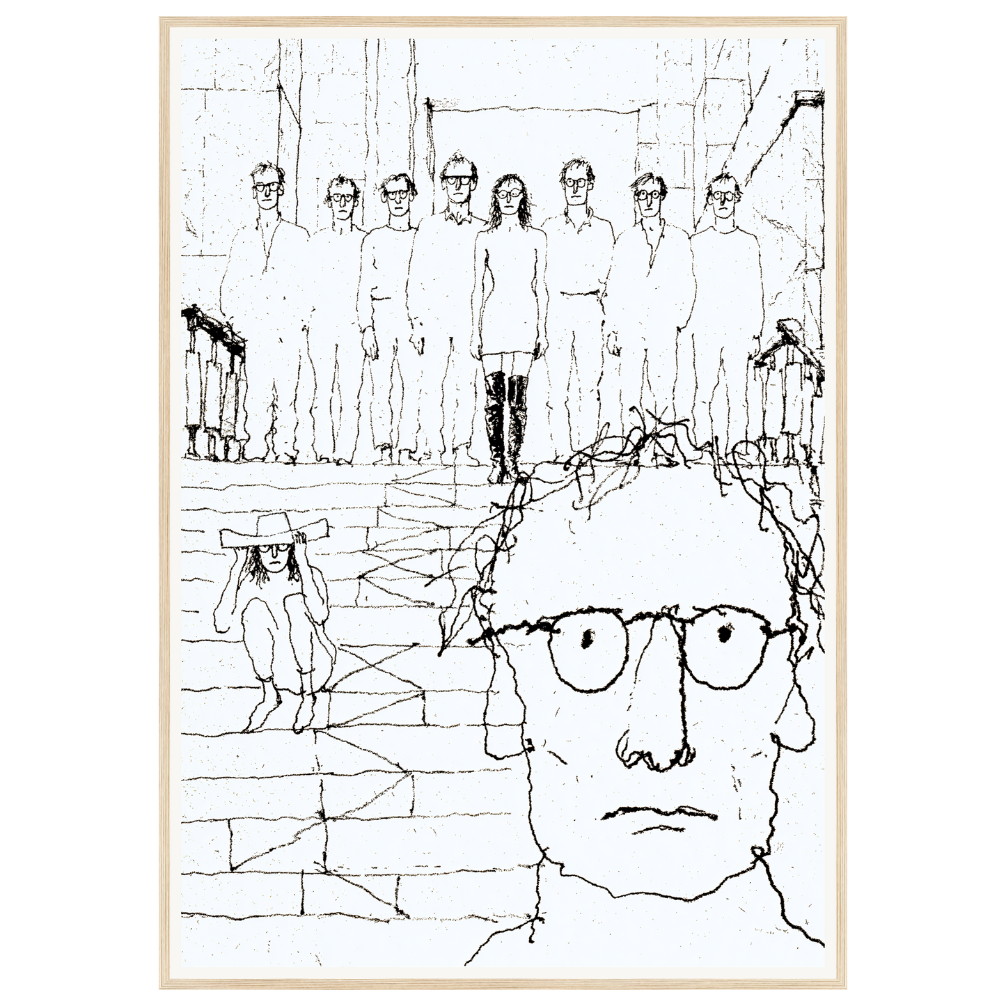 Familiar Faces — s3_framed_wood