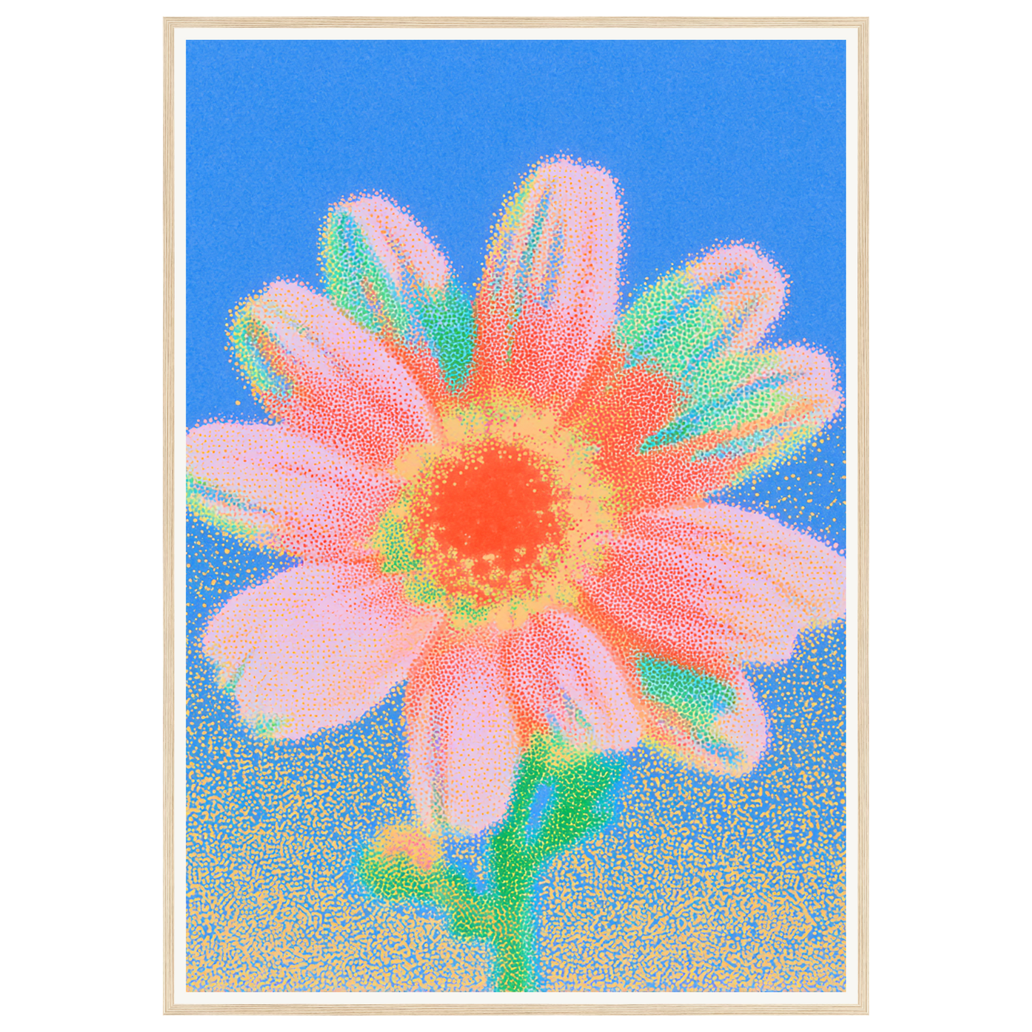 Soft Bloom — s3_framed_wood