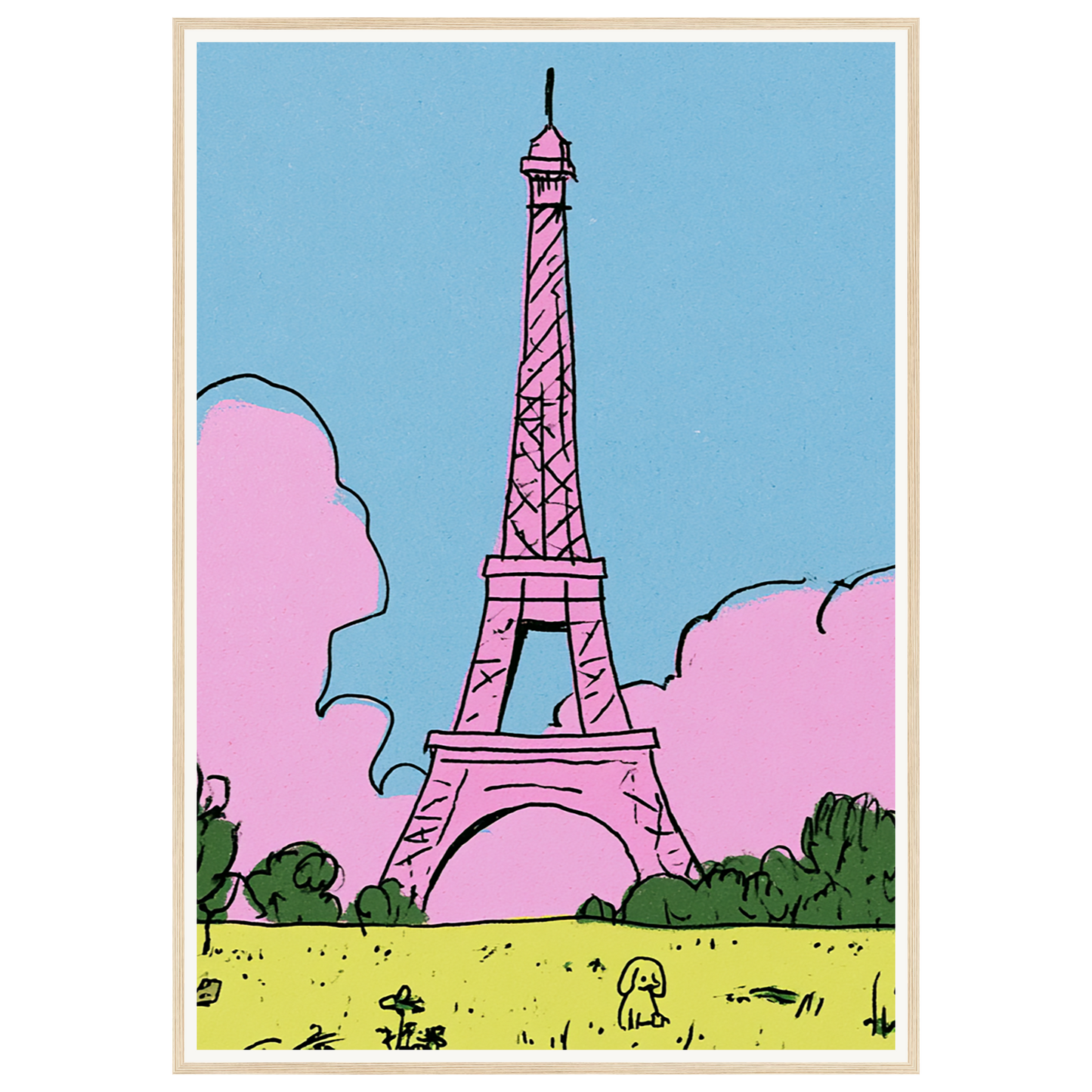 City Dream — s3_framed_wood