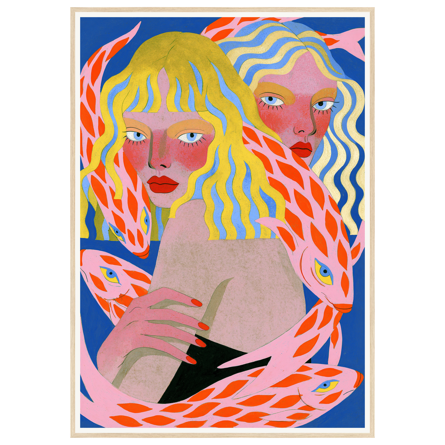 Sister Flame — s3_framed_wood