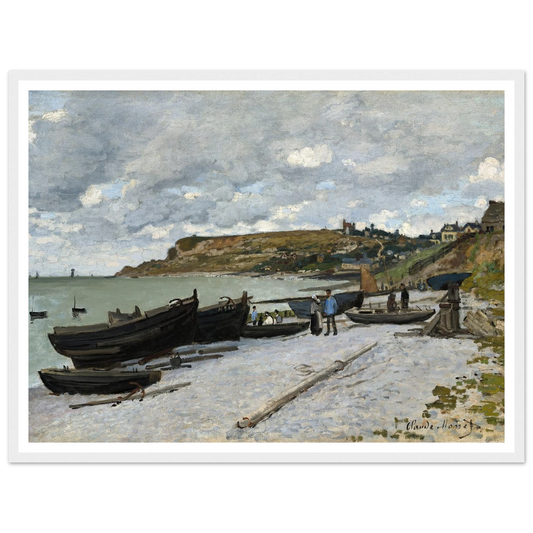 Sainte-Adresse (1867) Art Print | Claude Monet - Framed Poster - 30x40 cm / 12x16″ - Black frame