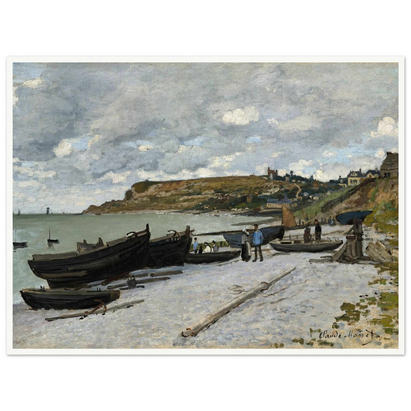 Sainte-Adresse (1867) Art Print | Claude Monet - Framed Poster - 30x40 cm / 12x16″ - Black frame