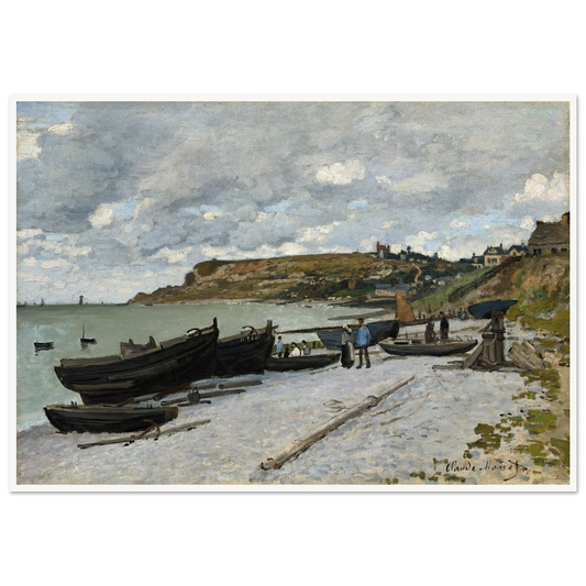 Sainte-Adresse (1867) Art Print | Claude Monet - Framed Poster - 30x40 cm / 12x16″ - Black frame