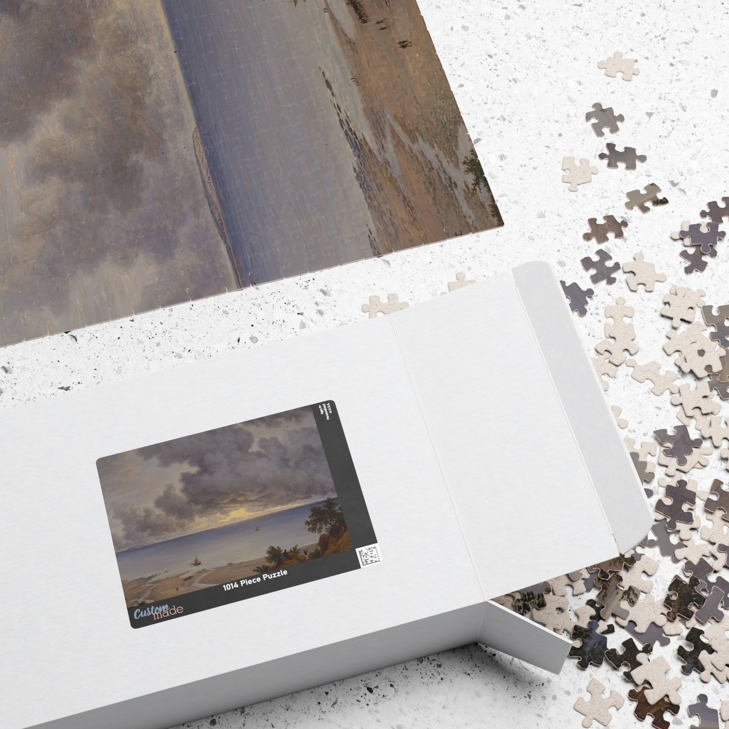 Sandown Bay, from near Shanklin Chine, Isle of Wight Puzzle | John Glover - - 252 pcs (Horizontal) - 