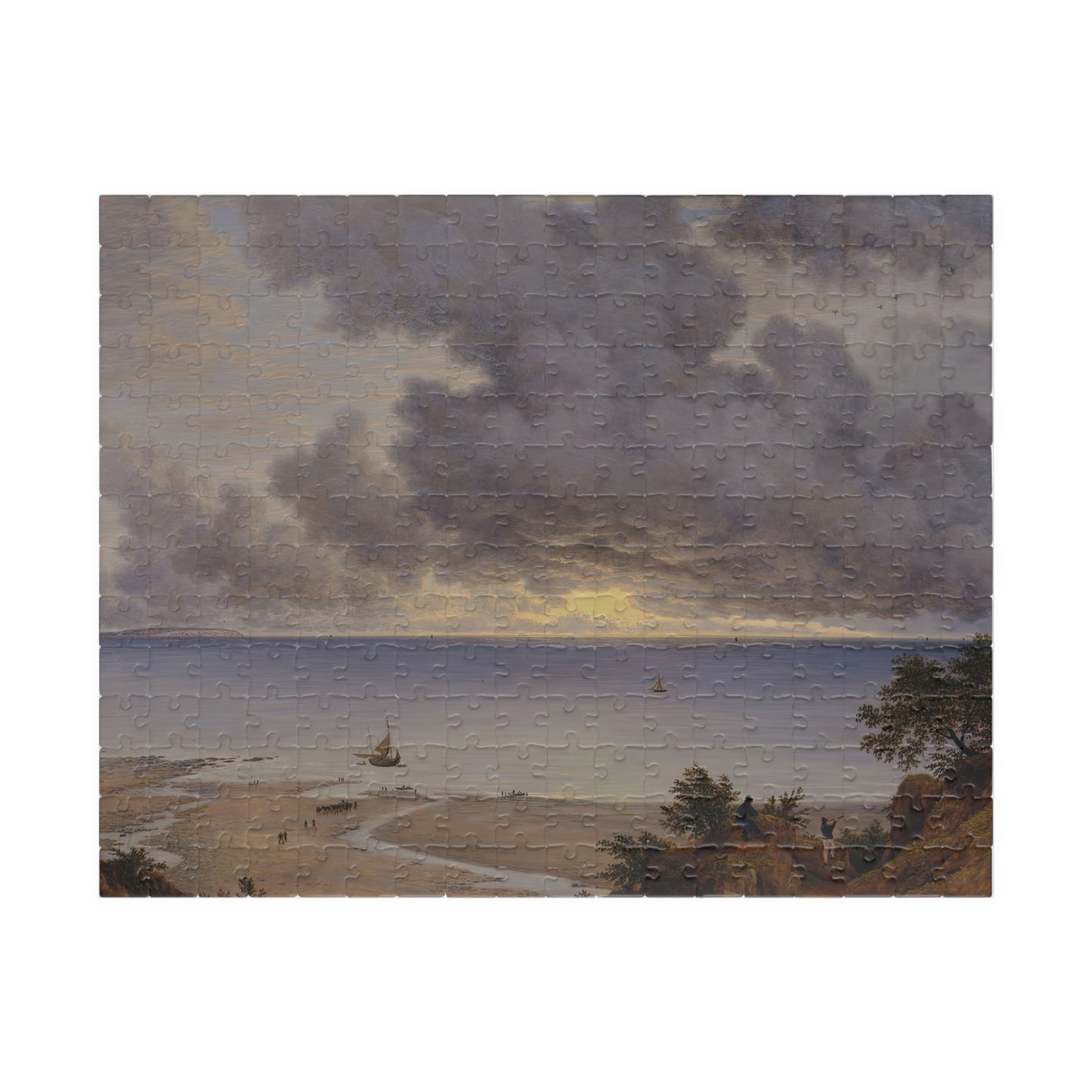 Sandown Bay, from near Shanklin Chine, Isle of Wight Puzzle | John Glover - - 252 pcs (Horizontal) - 