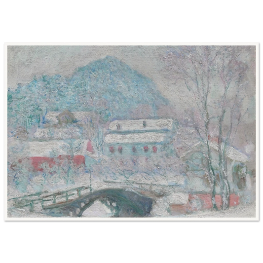 Sandvika, Norway (1895) Art Print | Claude Monet - Framed Poster - 30x40 cm / 12x16″ - Black frame