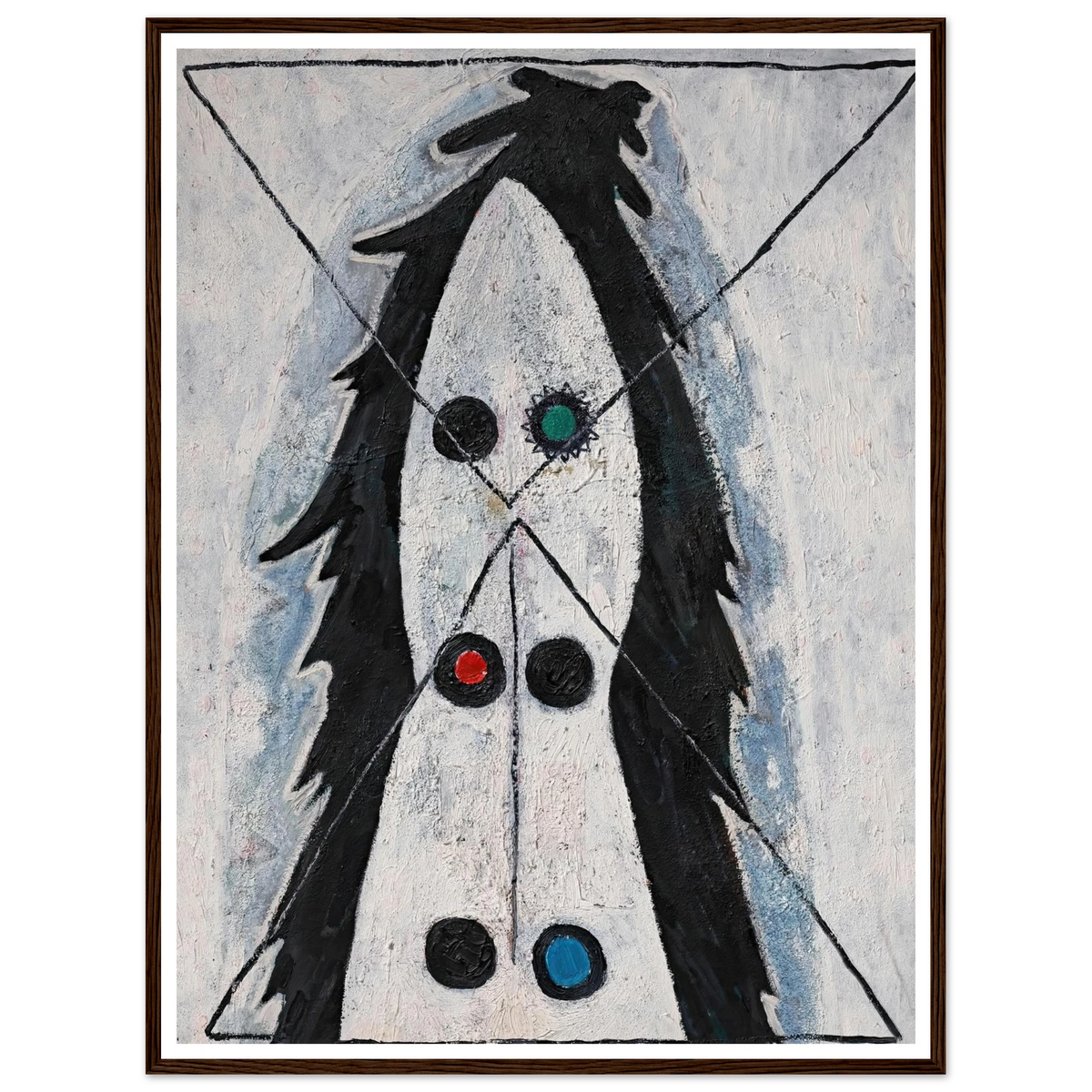 Sans titre (1947) Art Print | Francis Picabia - Framed Poster - 30x40 cm / 12x16″ - Black frame