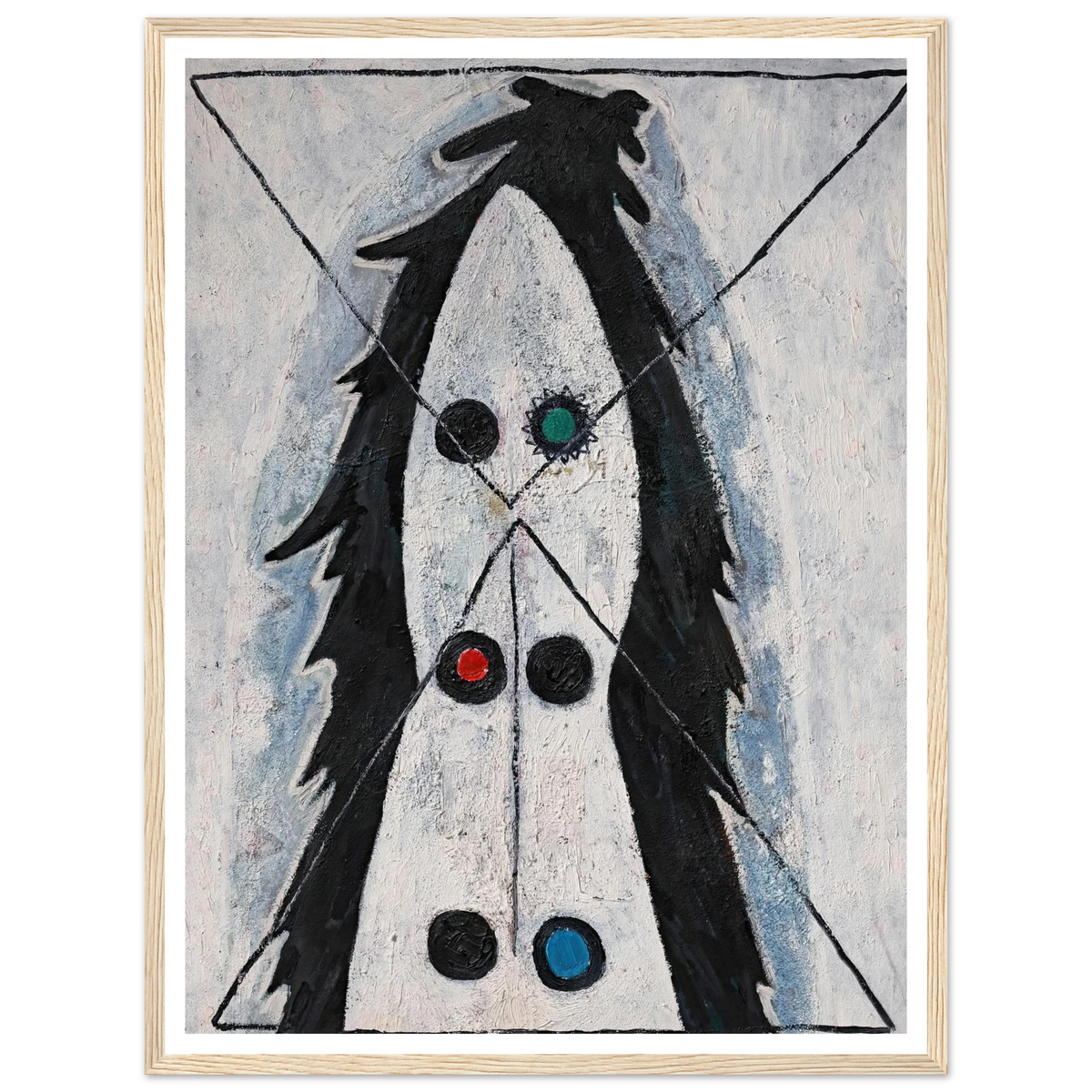 Sans titre (1947) Art Print | Francis Picabia - Framed Poster - 30x40 cm / 12x16″ - Black frame