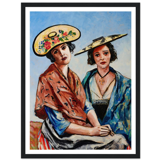 Sans titre (circa 1940-1942) Art Print | Francis Picabia - Framed Poster - 30x40 cm / 12x16″ - Black frame