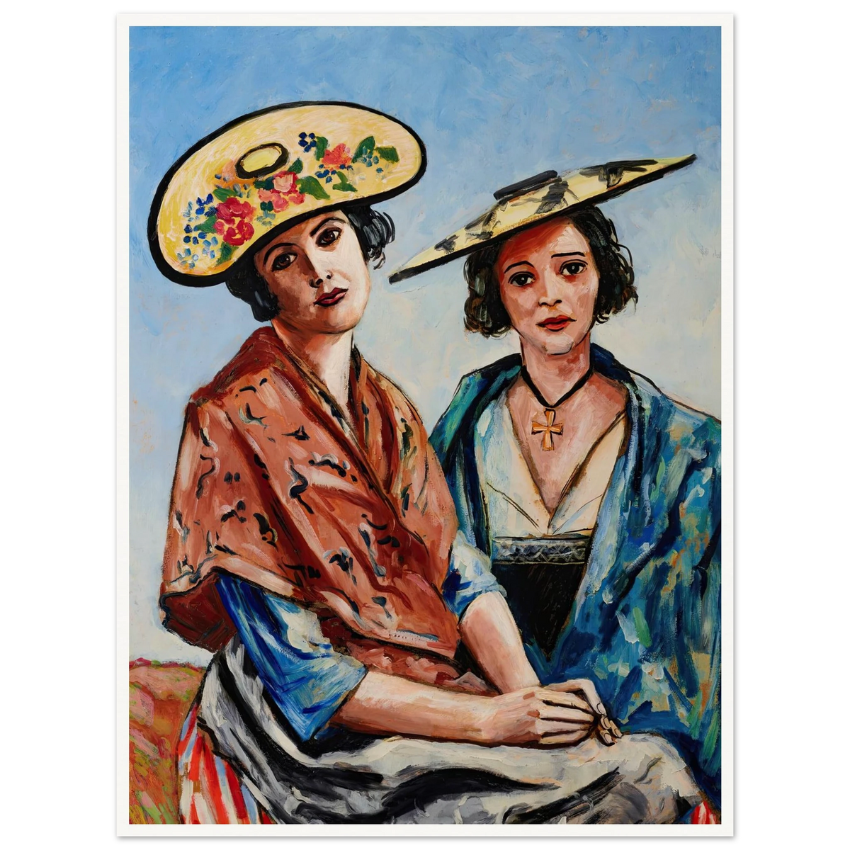 Sans titre (circa 1940-1942) Art Print | Francis Picabia - Framed Poster - 30x40 cm / 12x16″ - Black frame