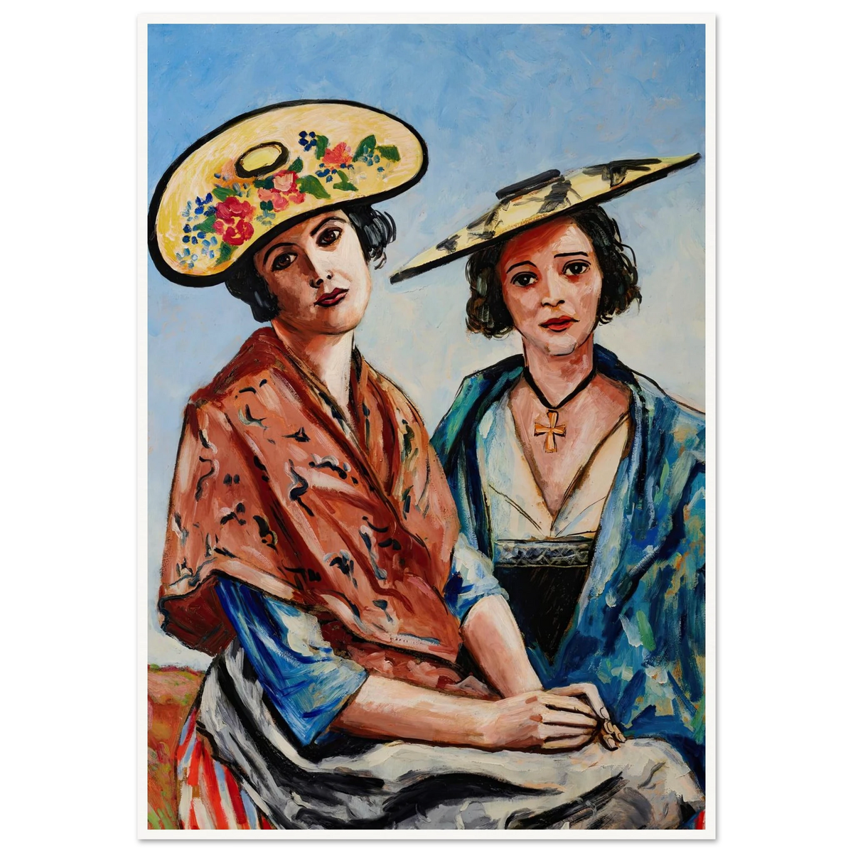 Sans titre (circa 1940-1942) Art Print | Francis Picabia - Framed Poster - 30x40 cm / 12x16″ - Black frame