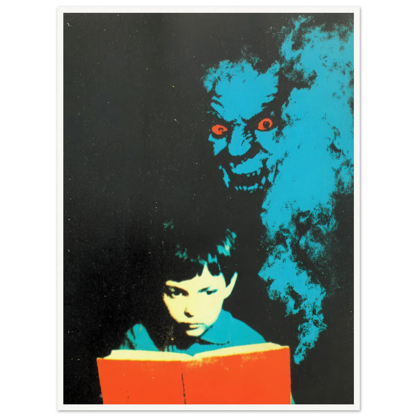 Satanic Scroll - Framed Poster - 30x40 cm / 12x16″ - Black frame