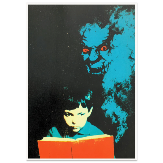 Satanic Scroll - Framed Poster - 30x40 cm / 12x16″ - Black frame