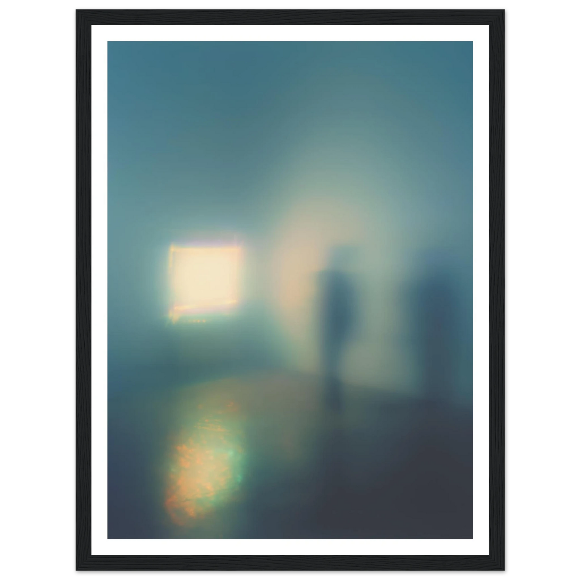 Screen Glow - Framed Poster - 30x40 cm / 12x16″ - Black frame