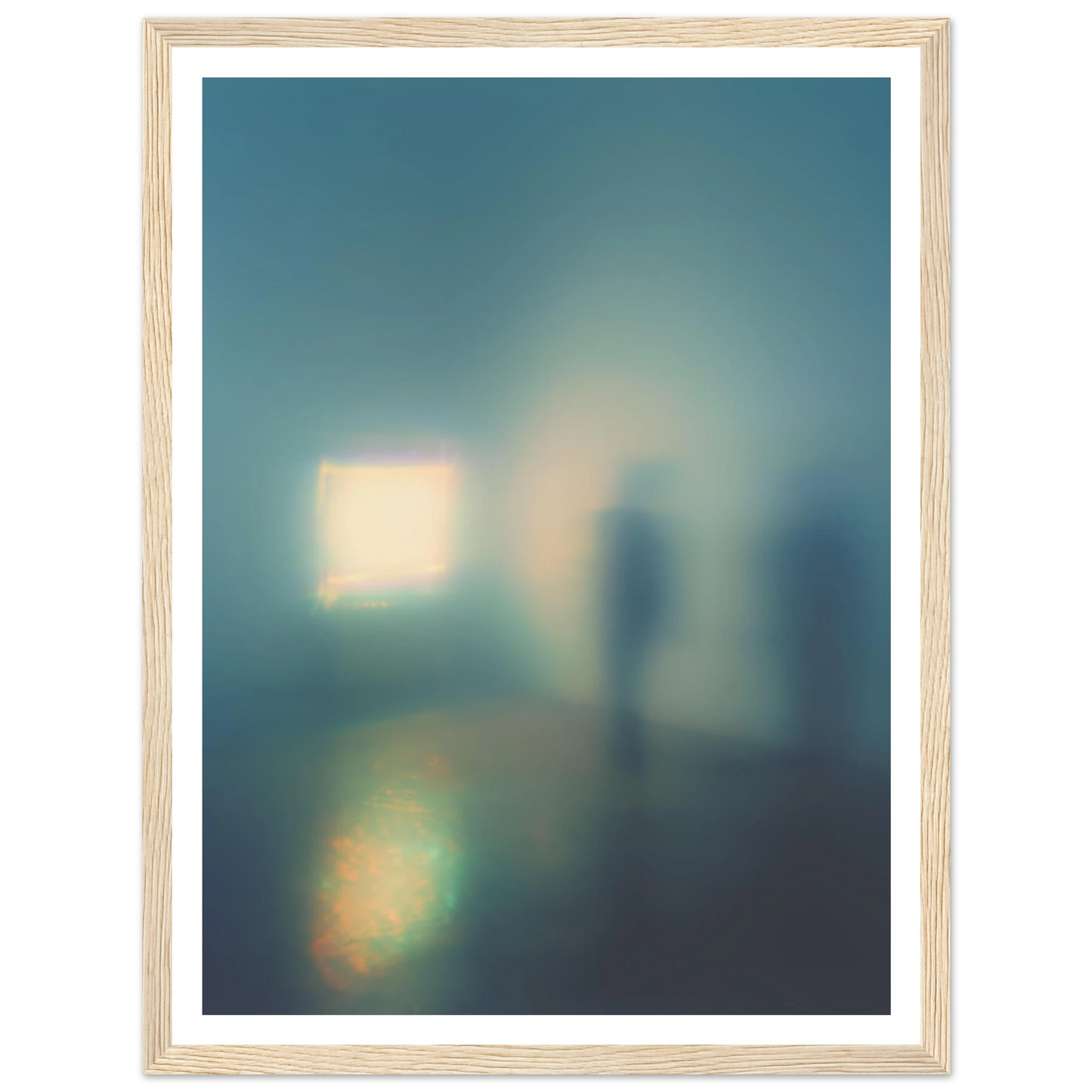 Screen Glow - Framed Poster - 30x40 cm / 12x16″ - Black frame