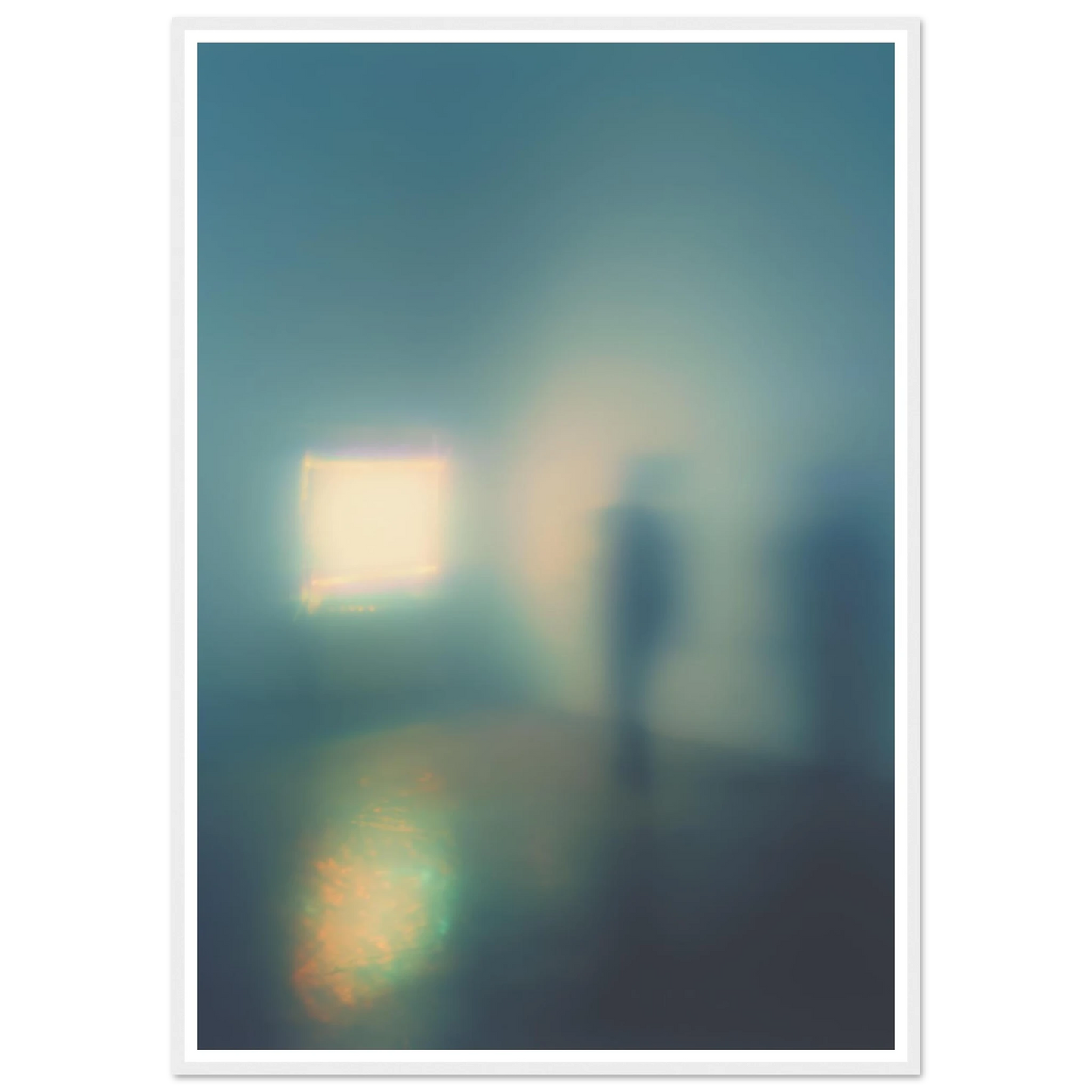 Screen Glow - Framed Poster - 30x40 cm / 12x16″ - Black frame