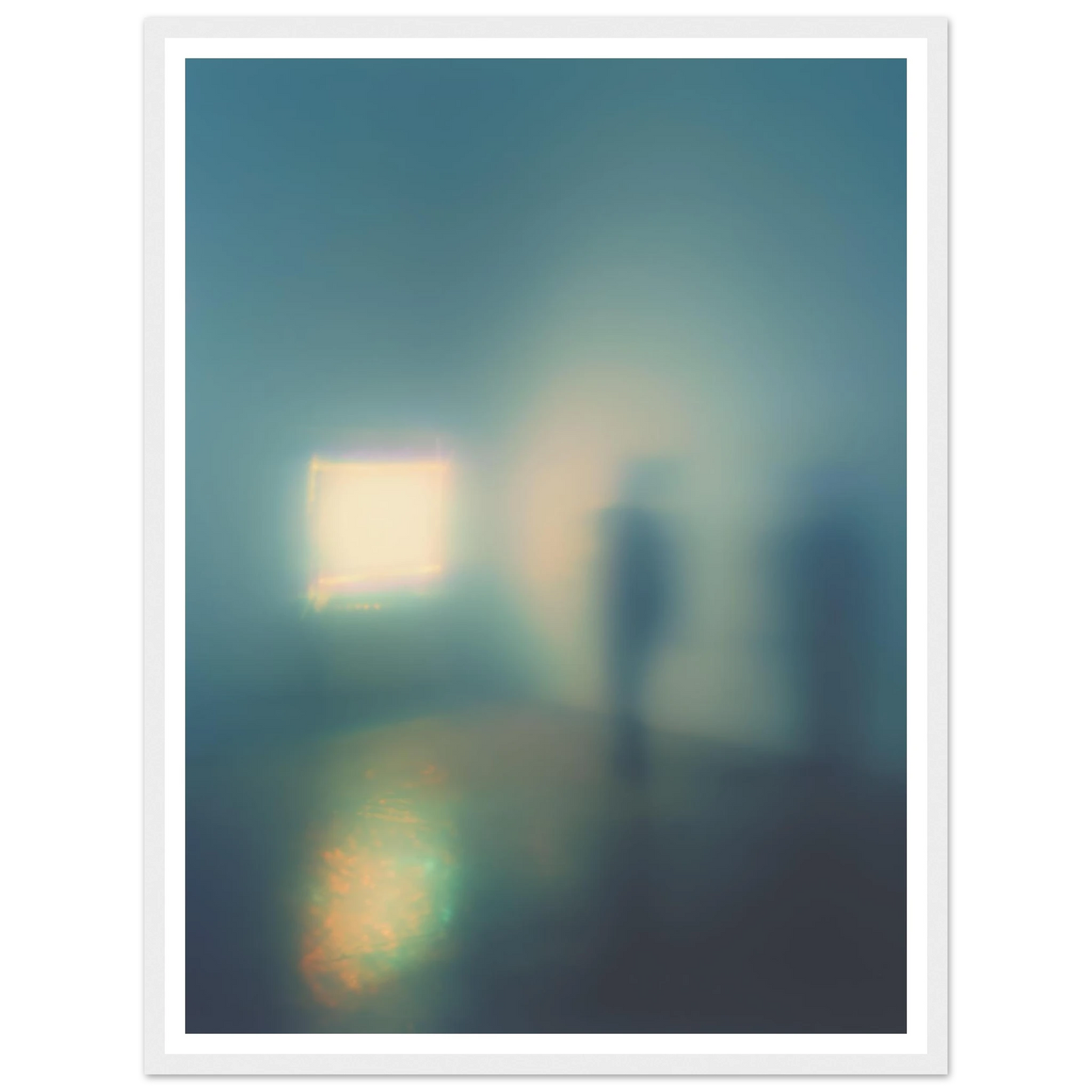 Screen Glow - Framed Poster - 30x40 cm / 12x16″ - Black frame