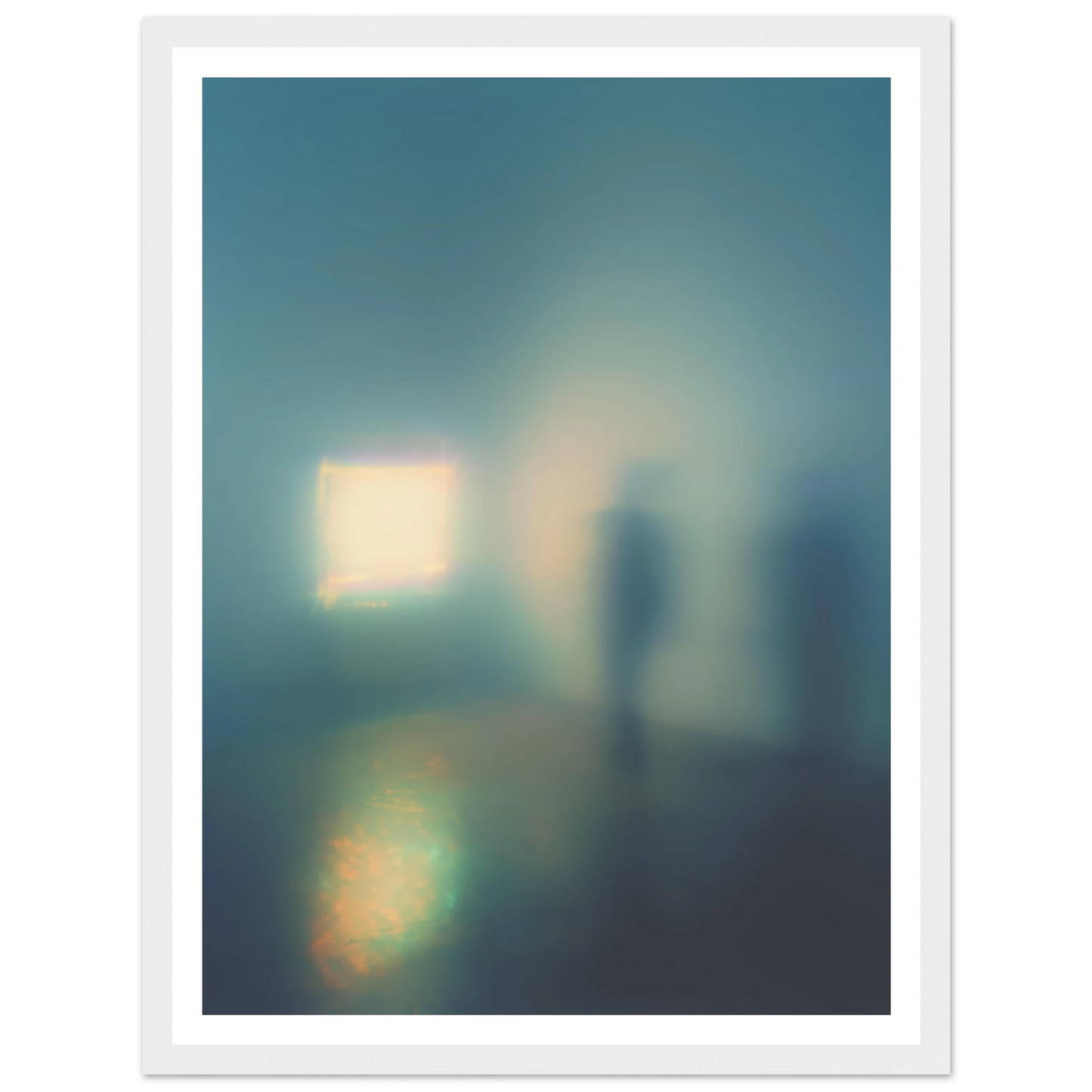 Screen Glow - Framed Poster - 30x40 cm / 12x16″ - Black frame