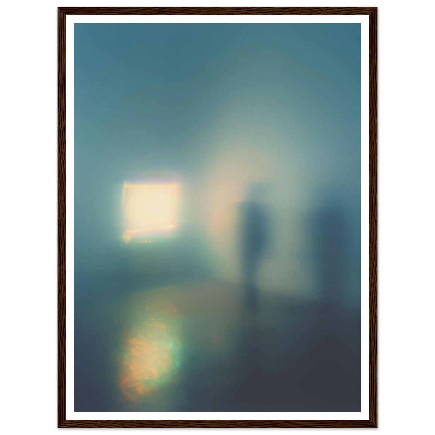 Screen Glow - Framed Poster - 30x40 cm / 12x16″ - Black frame