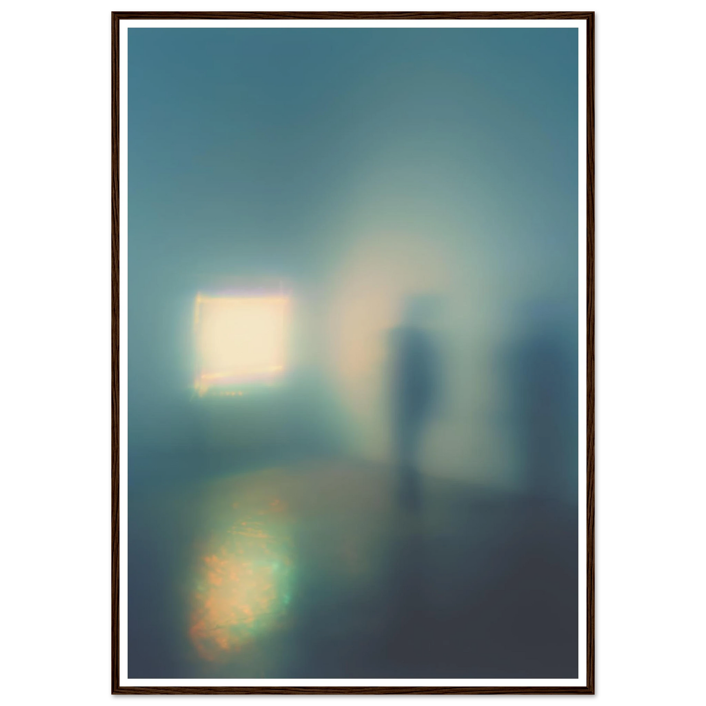 Screen Glow - Framed Poster - 30x40 cm / 12x16″ - Black frame