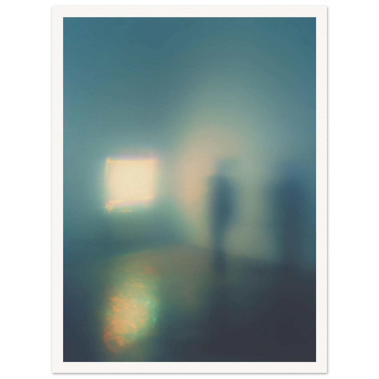 Screen Glow - Framed Poster - 30x40 cm / 12x16″ - Black frame