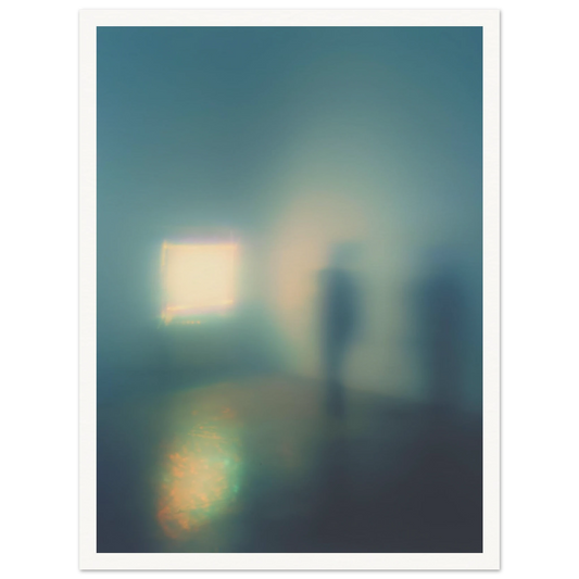 Screen Glow - Framed Poster - 30x40 cm / 12x16″ - Black frame