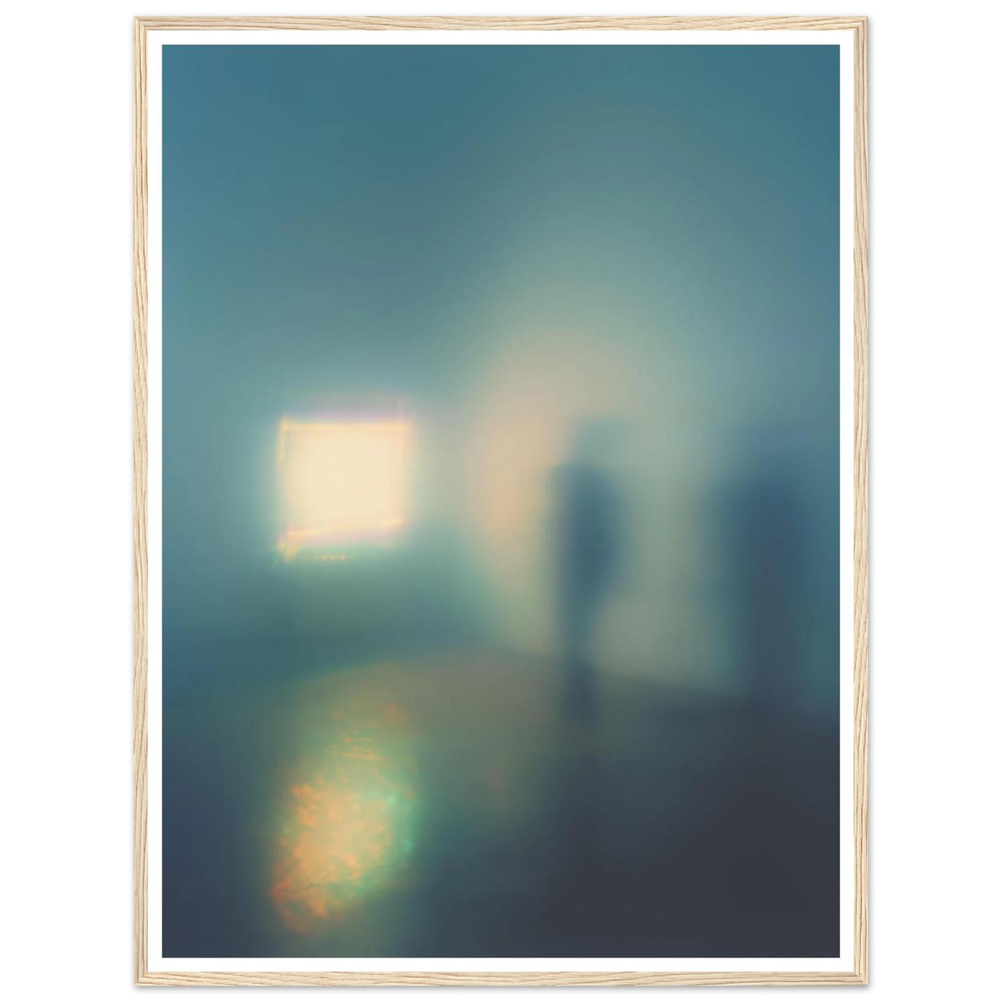 Screen Glow - Framed Poster - 30x40 cm / 12x16″ - Black frame