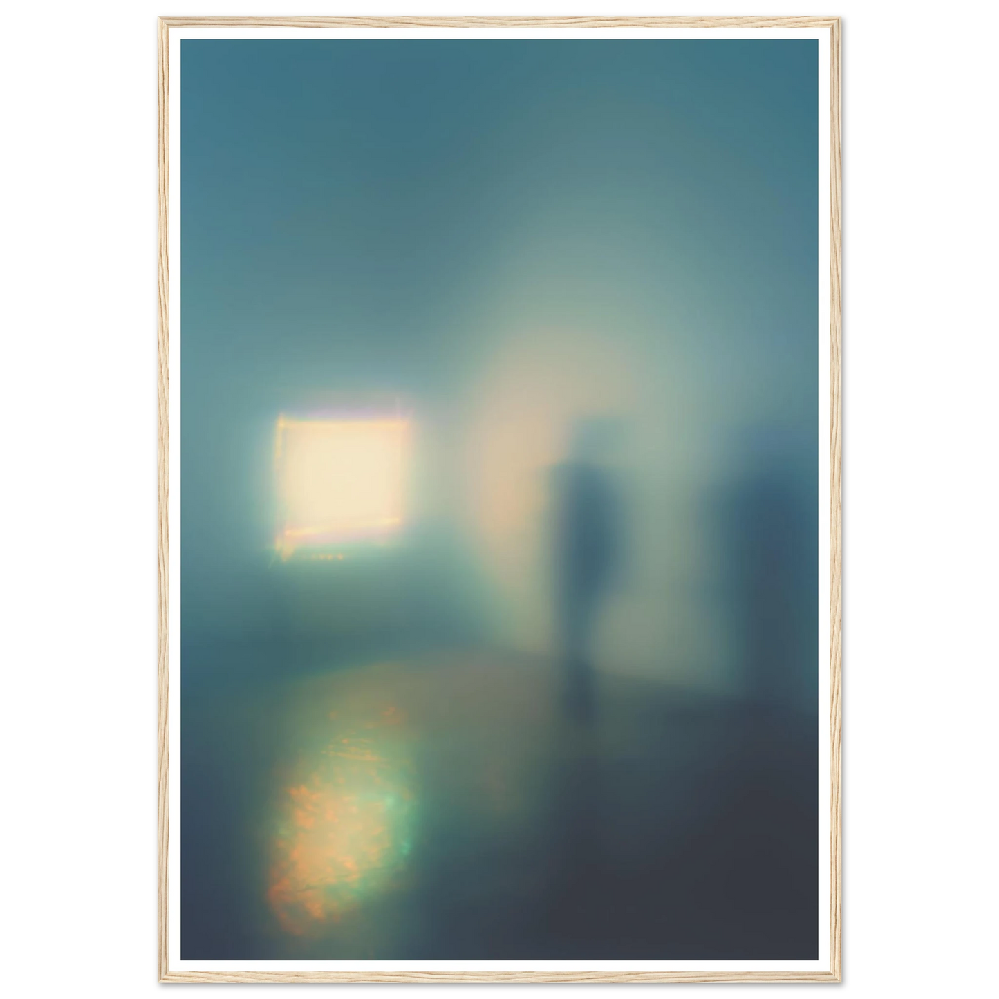 Screen Glow - Framed Poster - 30x40 cm / 12x16″ - Black frame