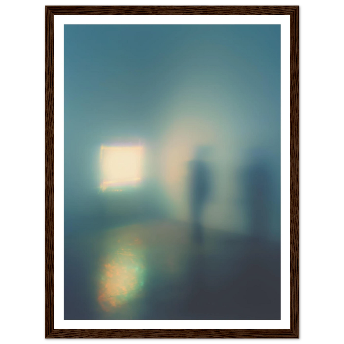 Screen Glow - Framed Poster - 30x40 cm / 12x16″ - Black frame