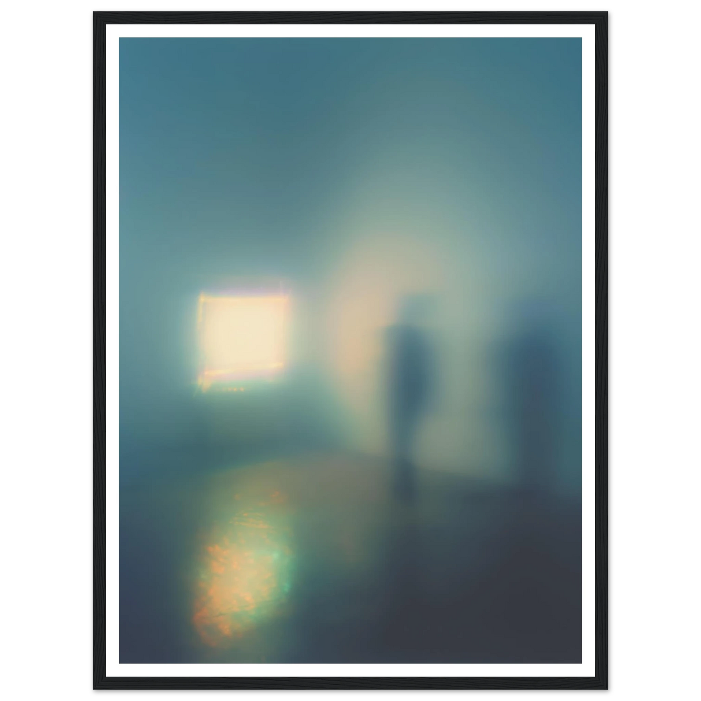 Screen Glow - Framed Poster - 30x40 cm / 12x16″ - Black frame