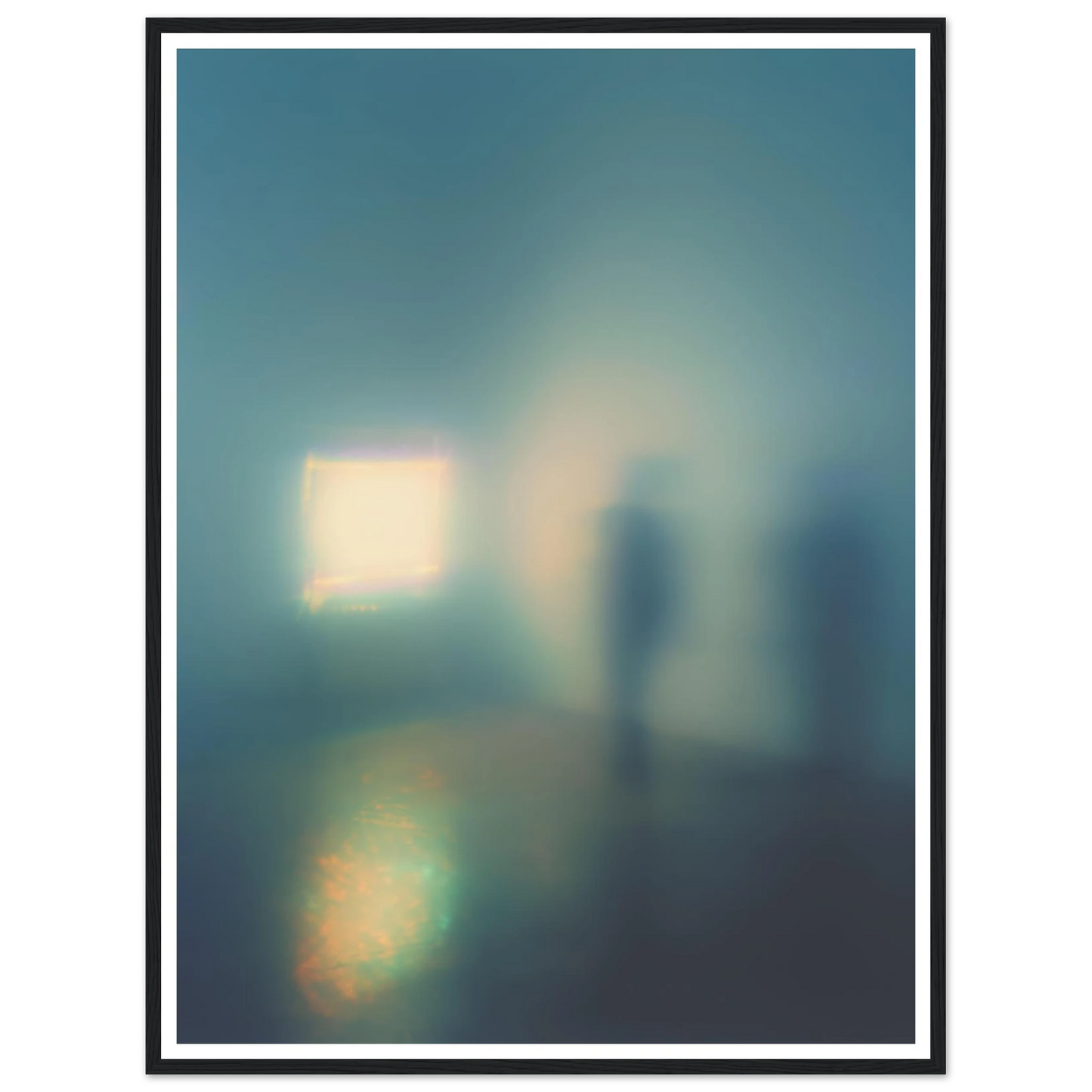 Screen Glow - Framed Poster - 30x40 cm / 12x16″ - Black frame