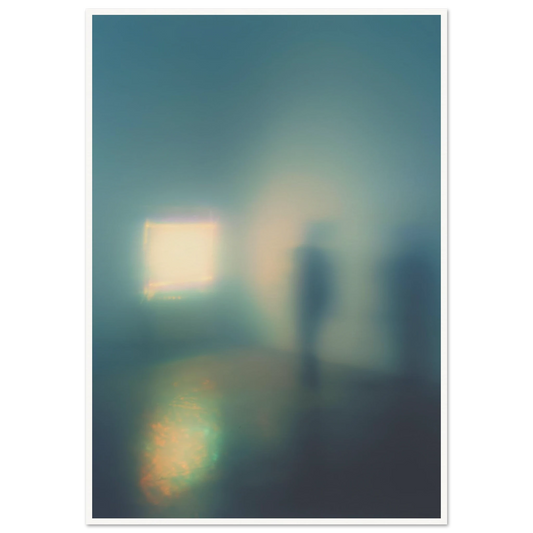 Screen Glow - Framed Poster - 30x40 cm / 12x16″ - Black frame