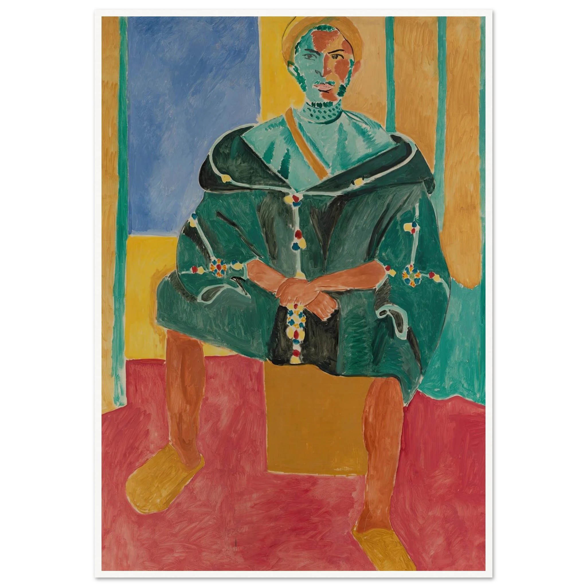 Seated Riffian (Le Rifain assis) (1912) Art Print | Henri Matisse ...