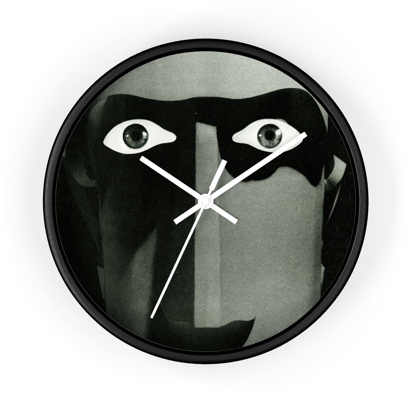 Sédosine Wall Clock | Laboratoires Licardy - White - Black Base - 10"