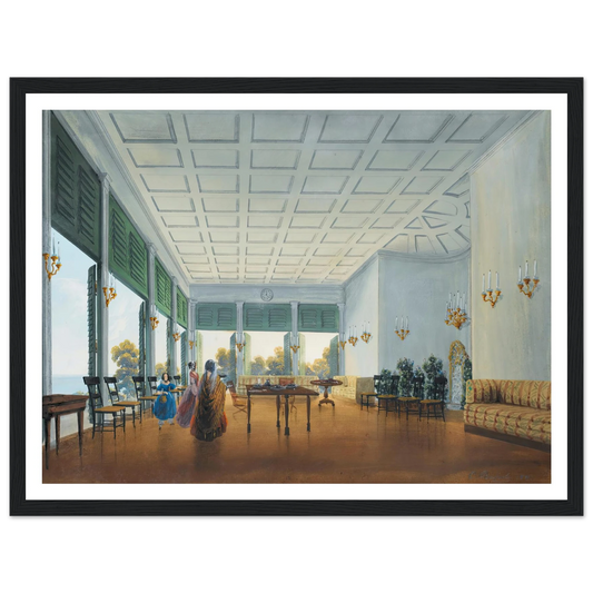 Seven Views Of Miskhor In The Crimea Ii (1841-1842) Art Print | Carlo Bossoli - Framed Poster - 30x40 cm / 12x16″ - Black frame