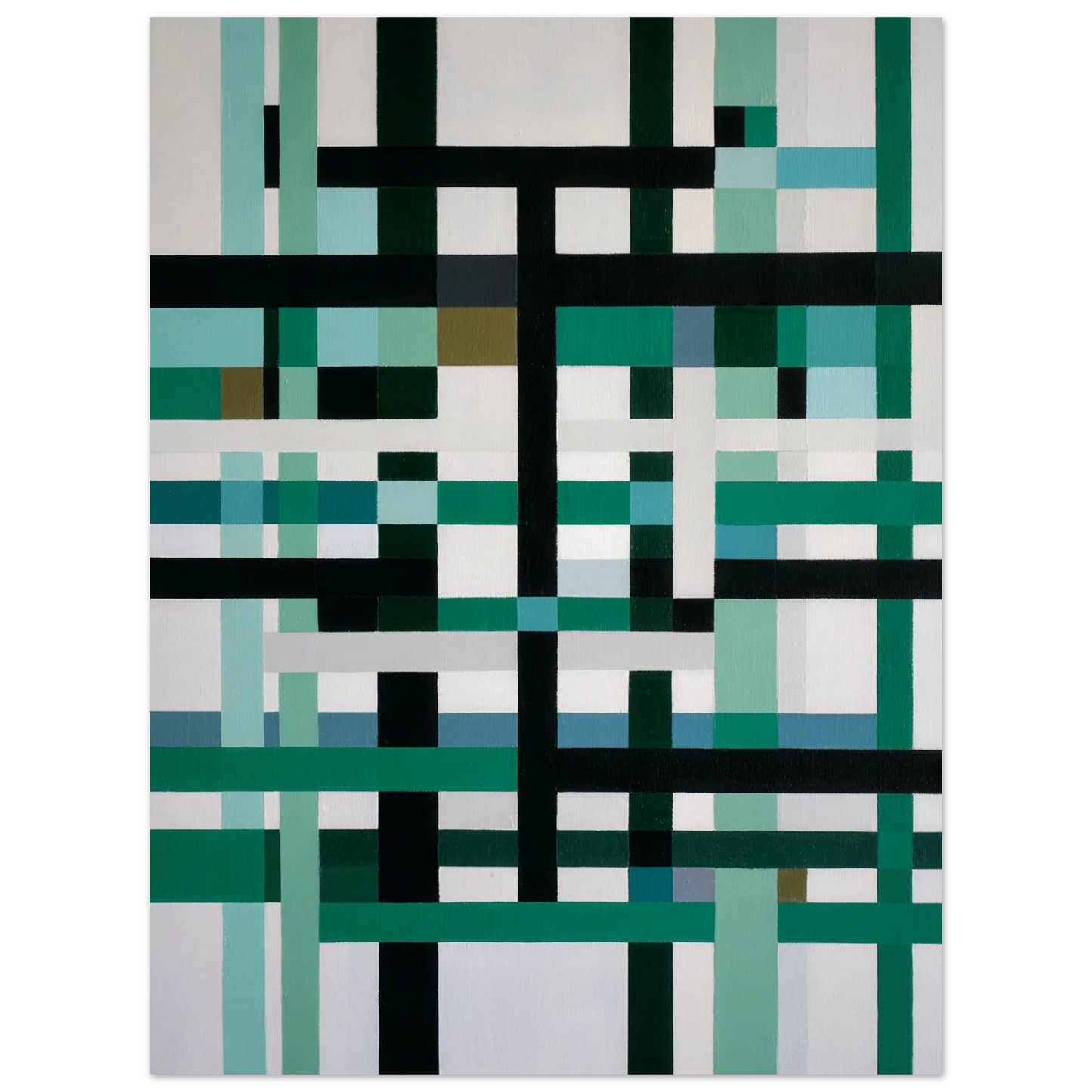 Sharp Color Geometry - Framed Poster - 30x40 cm / 12x16″ - Black frame